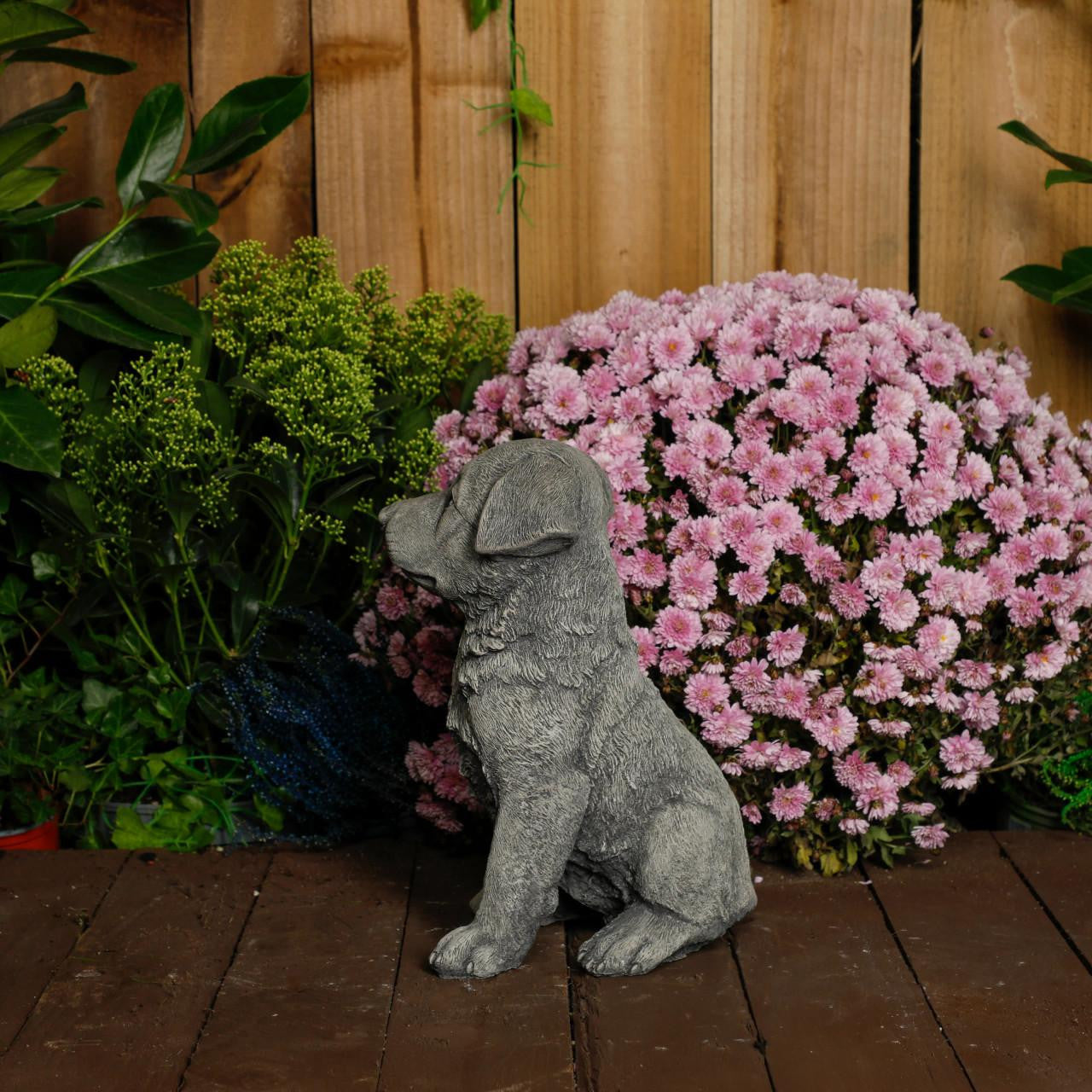 Rottweiler Puppy Stone Cast Ornament