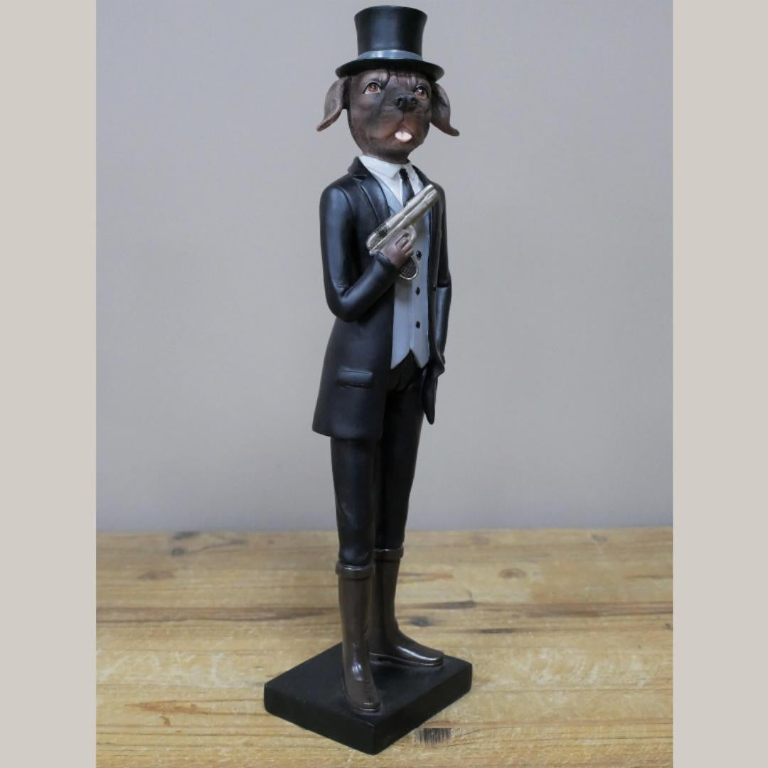 Set Of 3 K9 Agents Figure Home Decor Ornaments