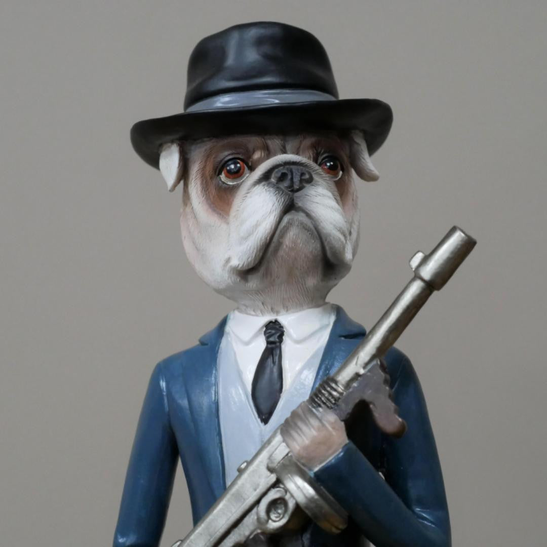 Set Of 3 K9 Agents Figure Home Decor Ornaments