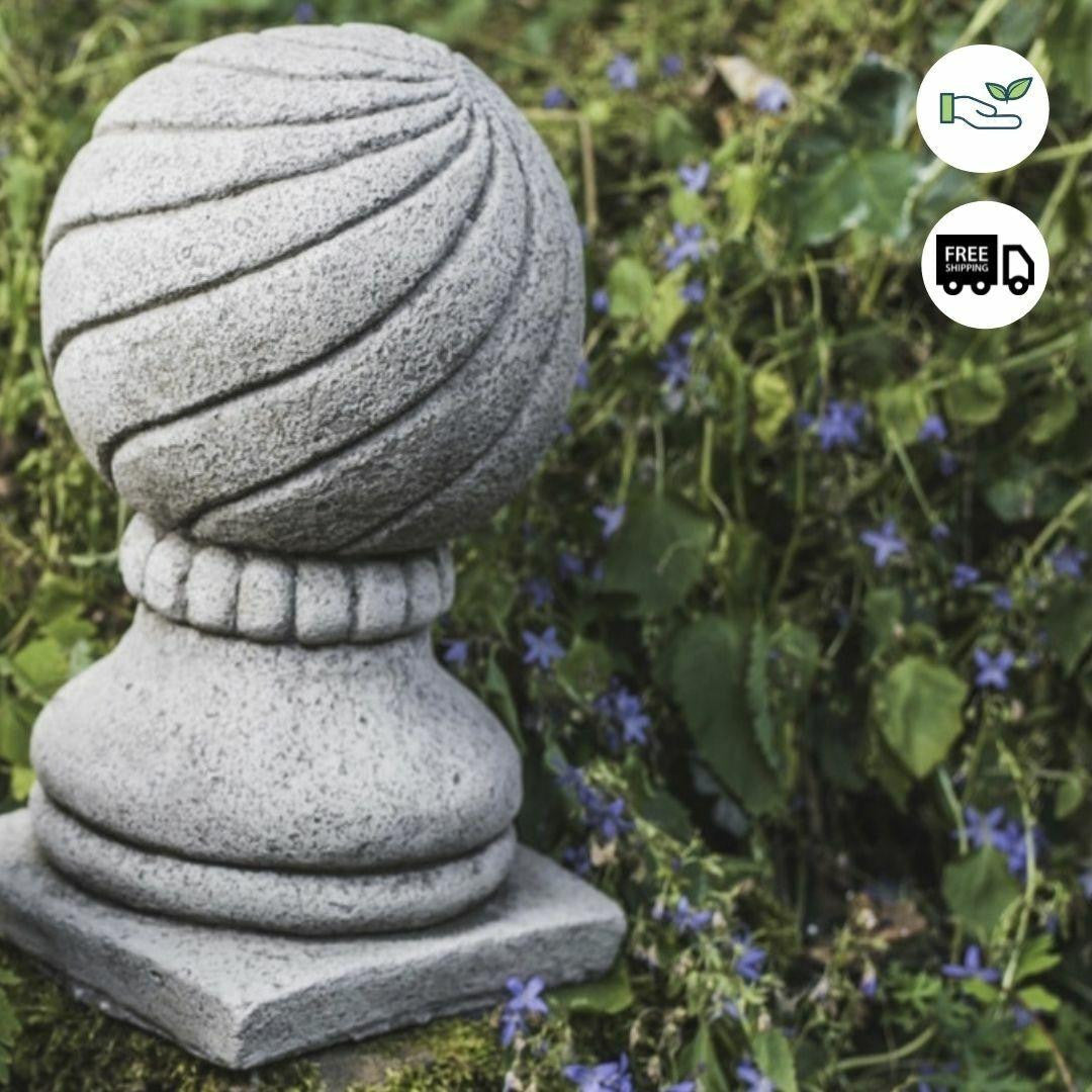 Single Stone Ball Pillar Top