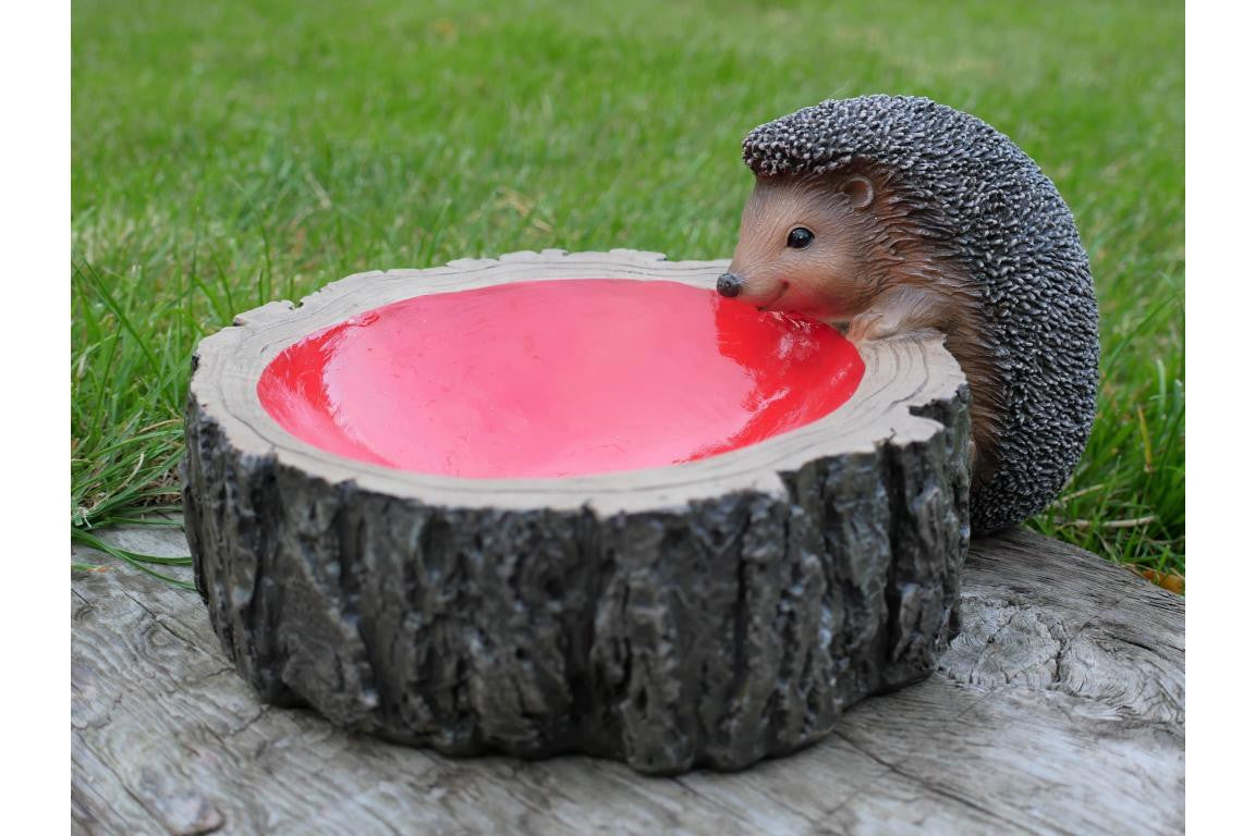 Small Adorable Hedgehog Bird Feeder