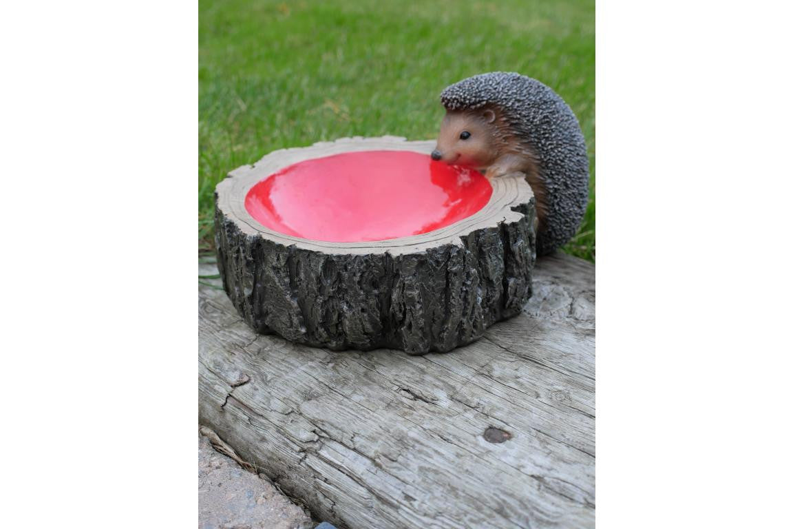 Small Adorable Hedgehog Bird Feeder