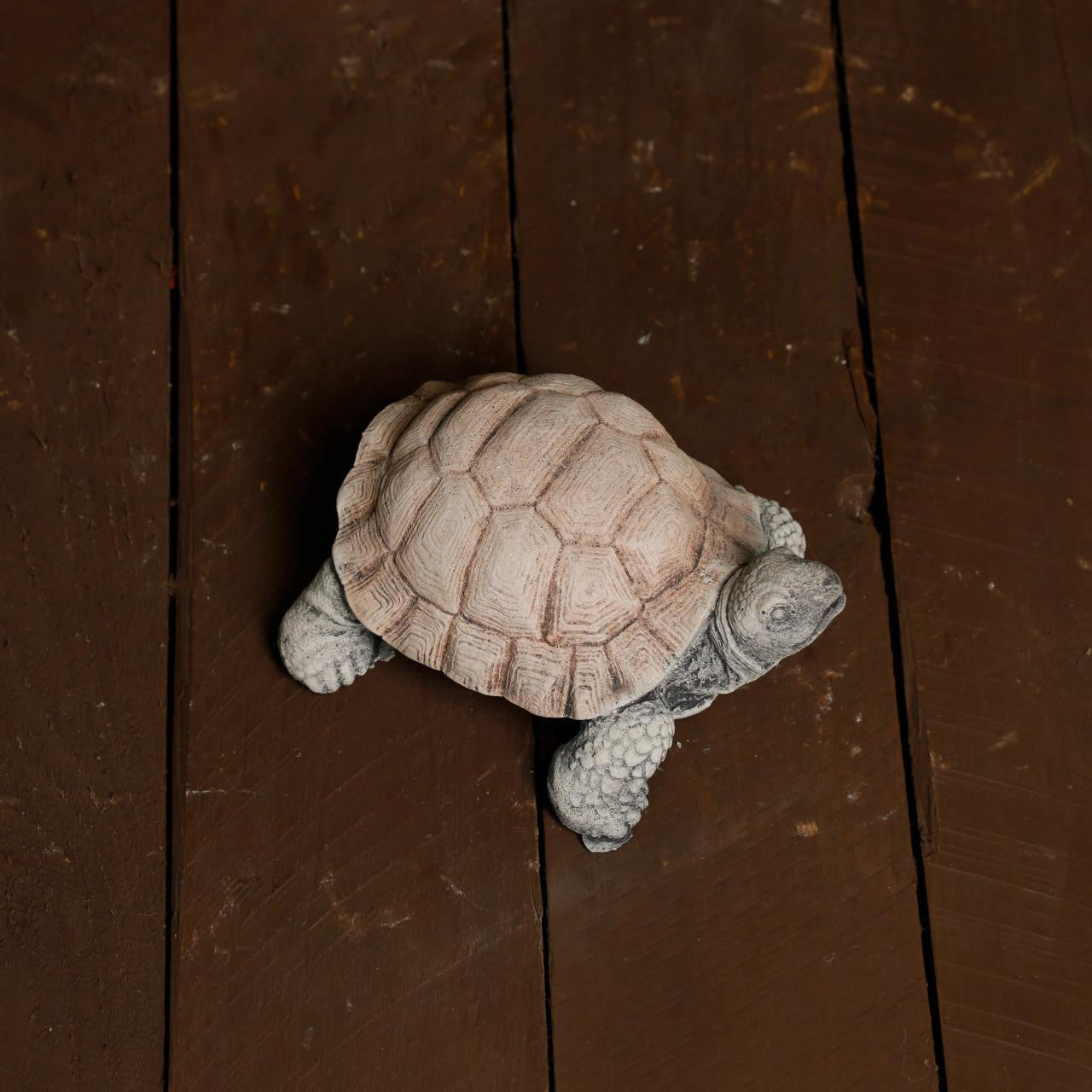 Small Stone Cast Tortoise Garden Ornament