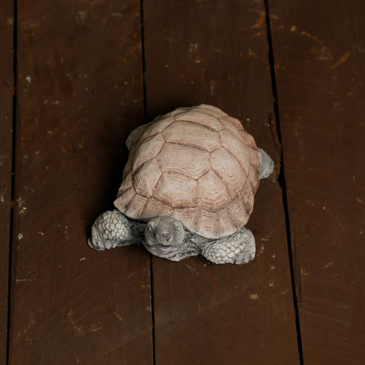 Small Stone Cast Tortoise Garden Ornament
