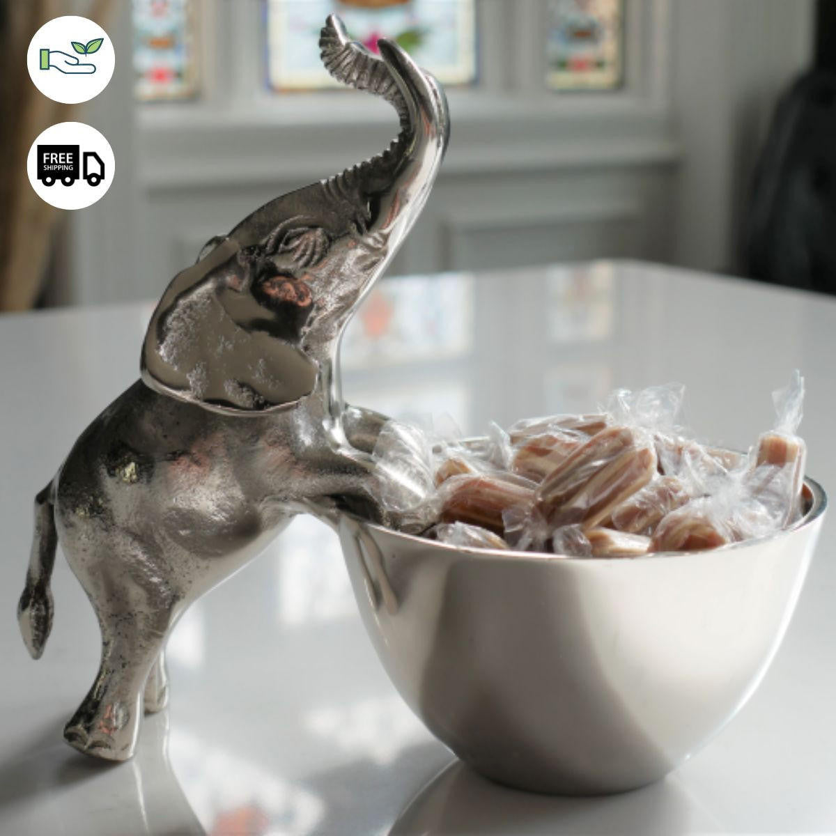 Standing Elephant Design Bowl