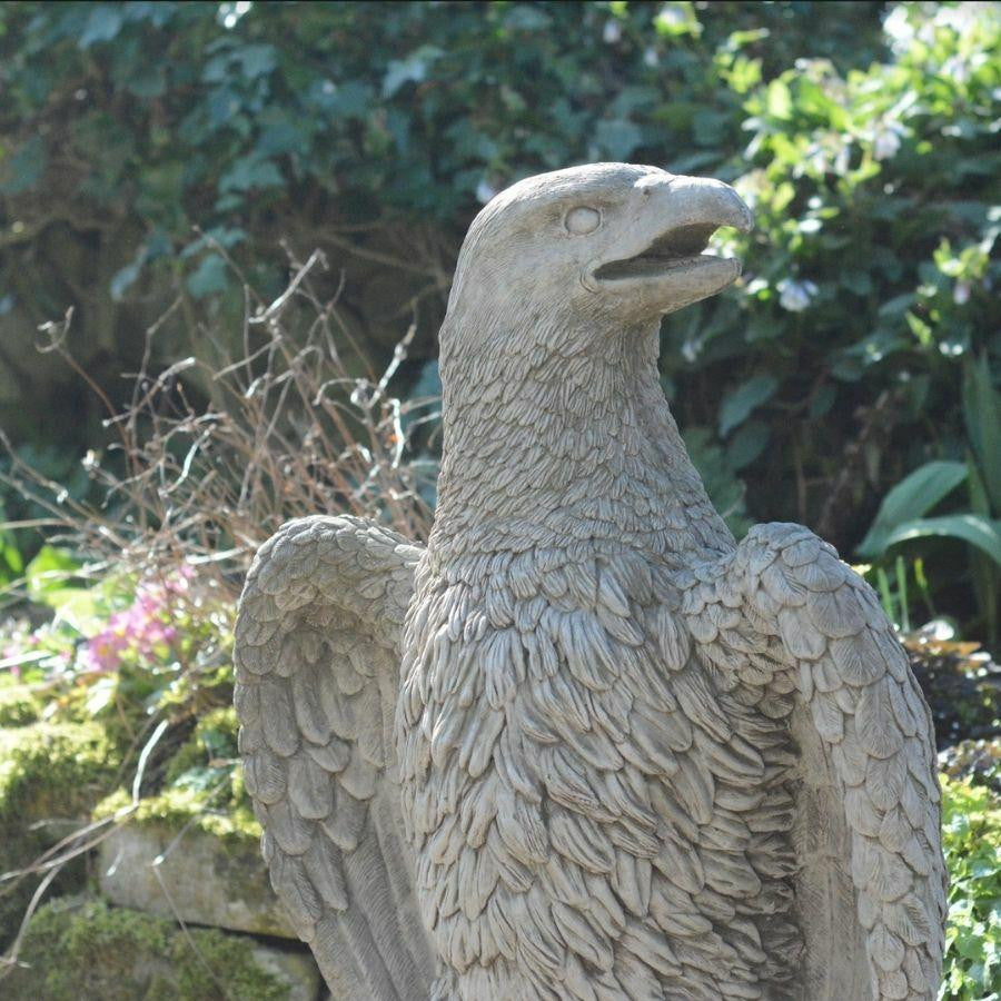 Stone Cast Giant Eagle Statue