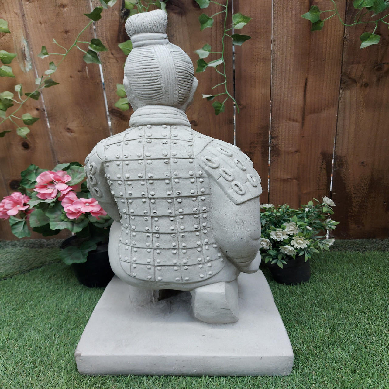 Stone Cast Japanese Samurai Garden Ornament Male Statue Chinese Statue