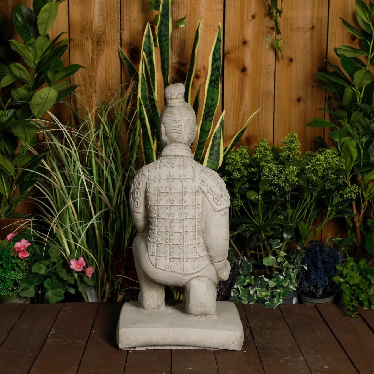 Stone Cast Japanese Samurai Garden Ornament