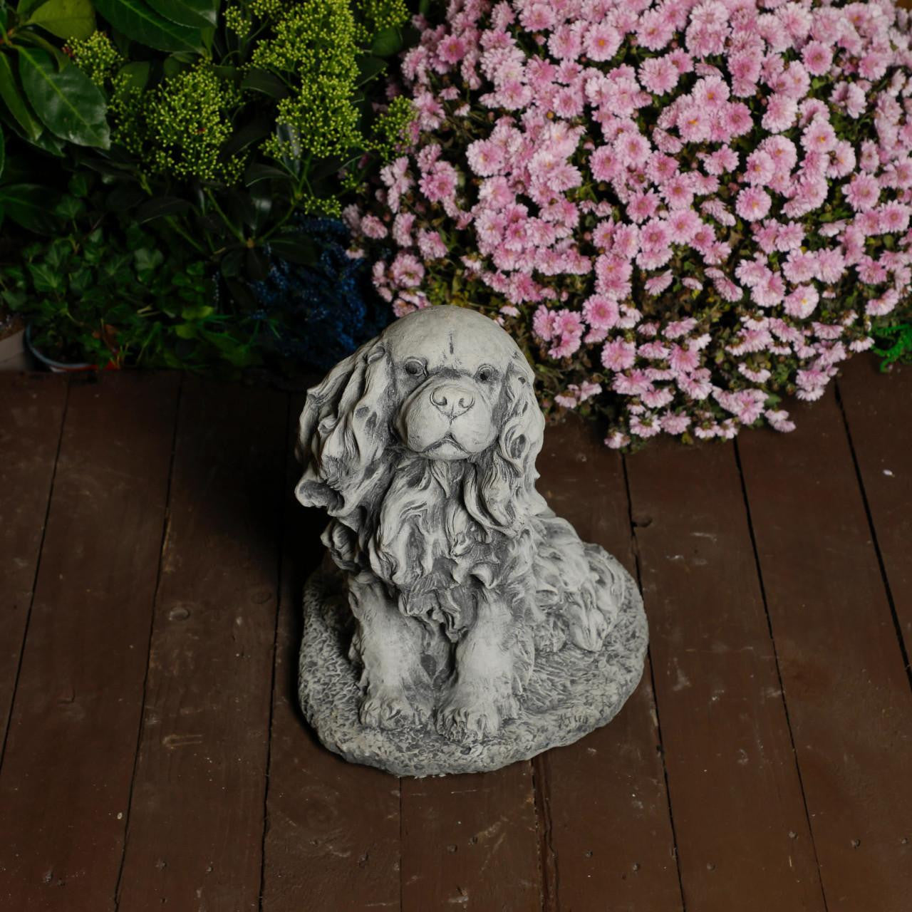 Stone Cast King Charles Spaniel Ornament