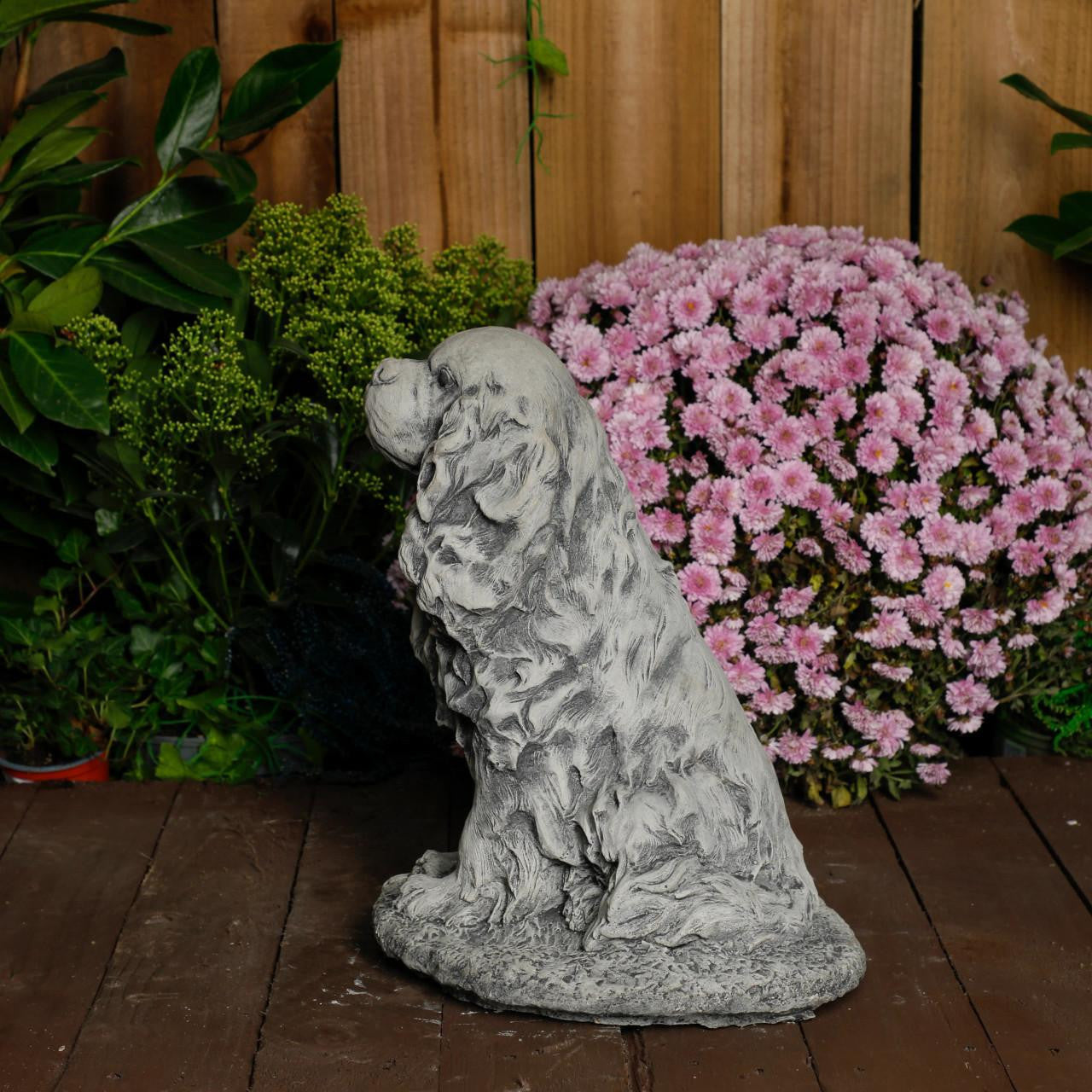 Stone Cast King Charles Spaniel Ornament