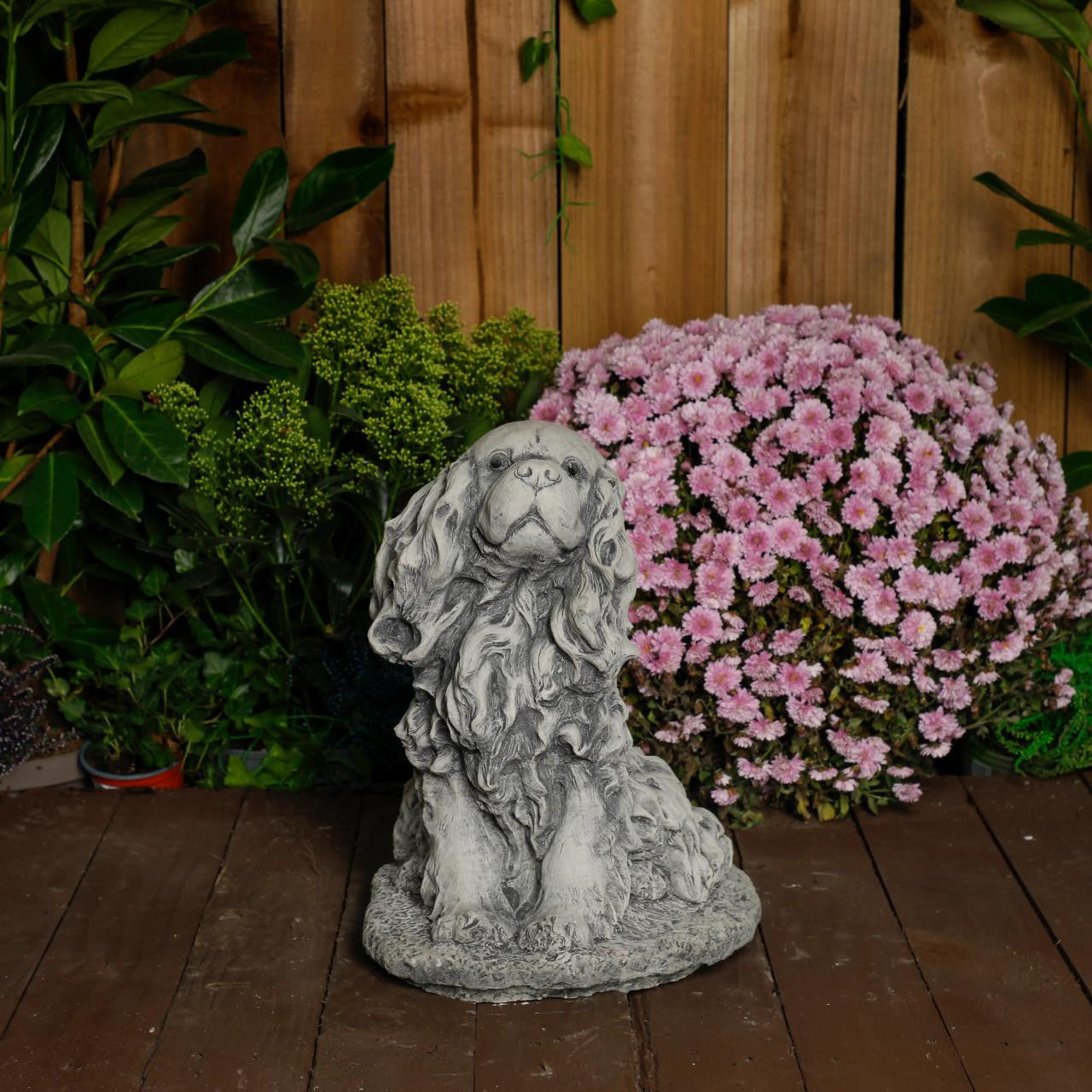 Stone Cast King Charles Spaniel Ornament
