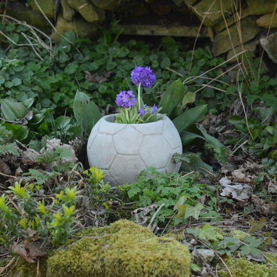 Stone cast Small Football Pot
