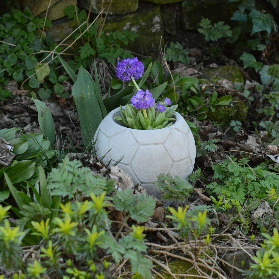 Stone cast Small Football Pot