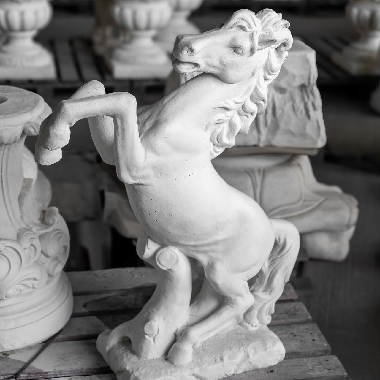 Stunning Medium Rearing Horse Statue