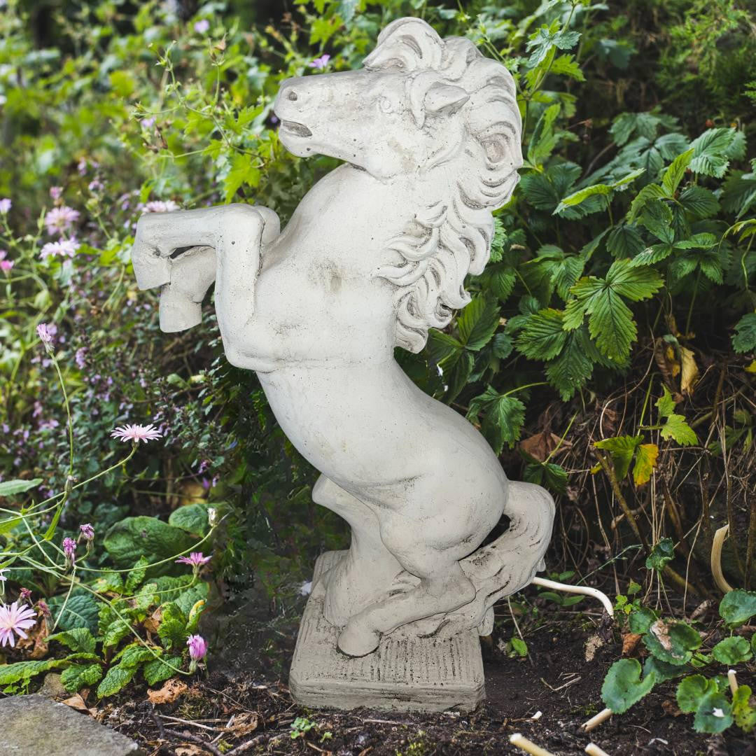 Stunning Medium Rearing Horse Statue