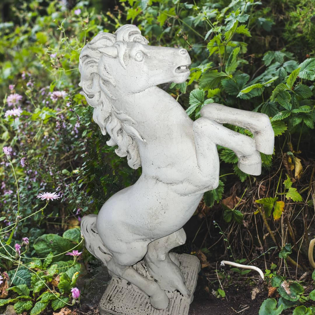 Stunning Medium Rearing Horse Statue