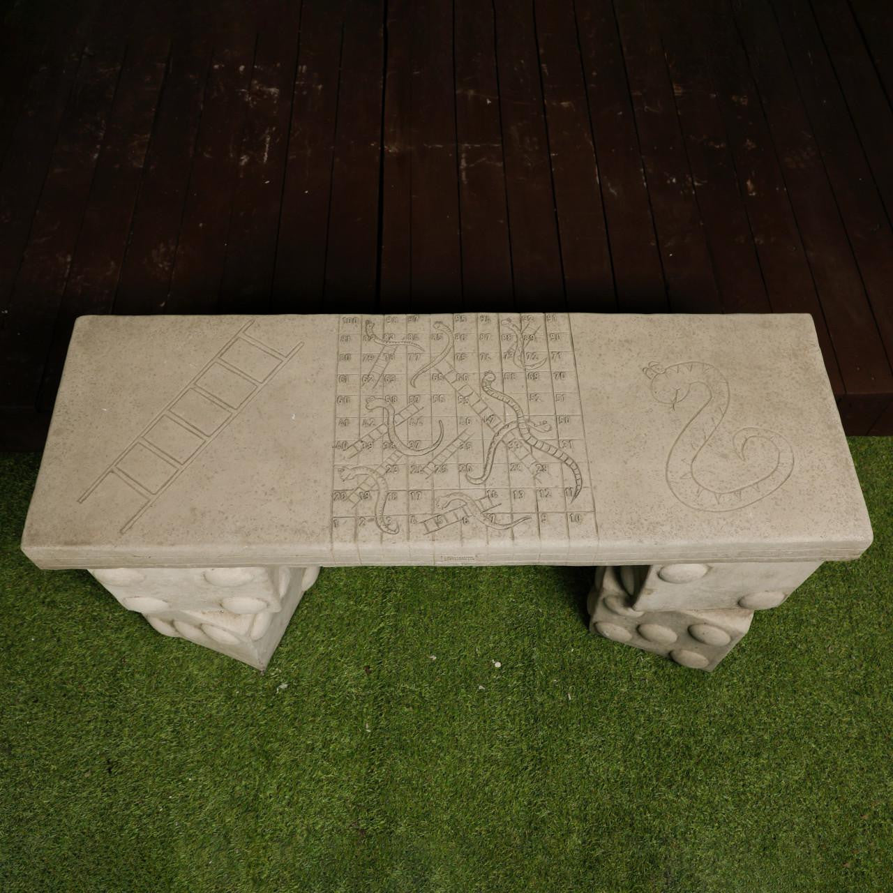 Snakes and Ladders Inspired Garden Seat