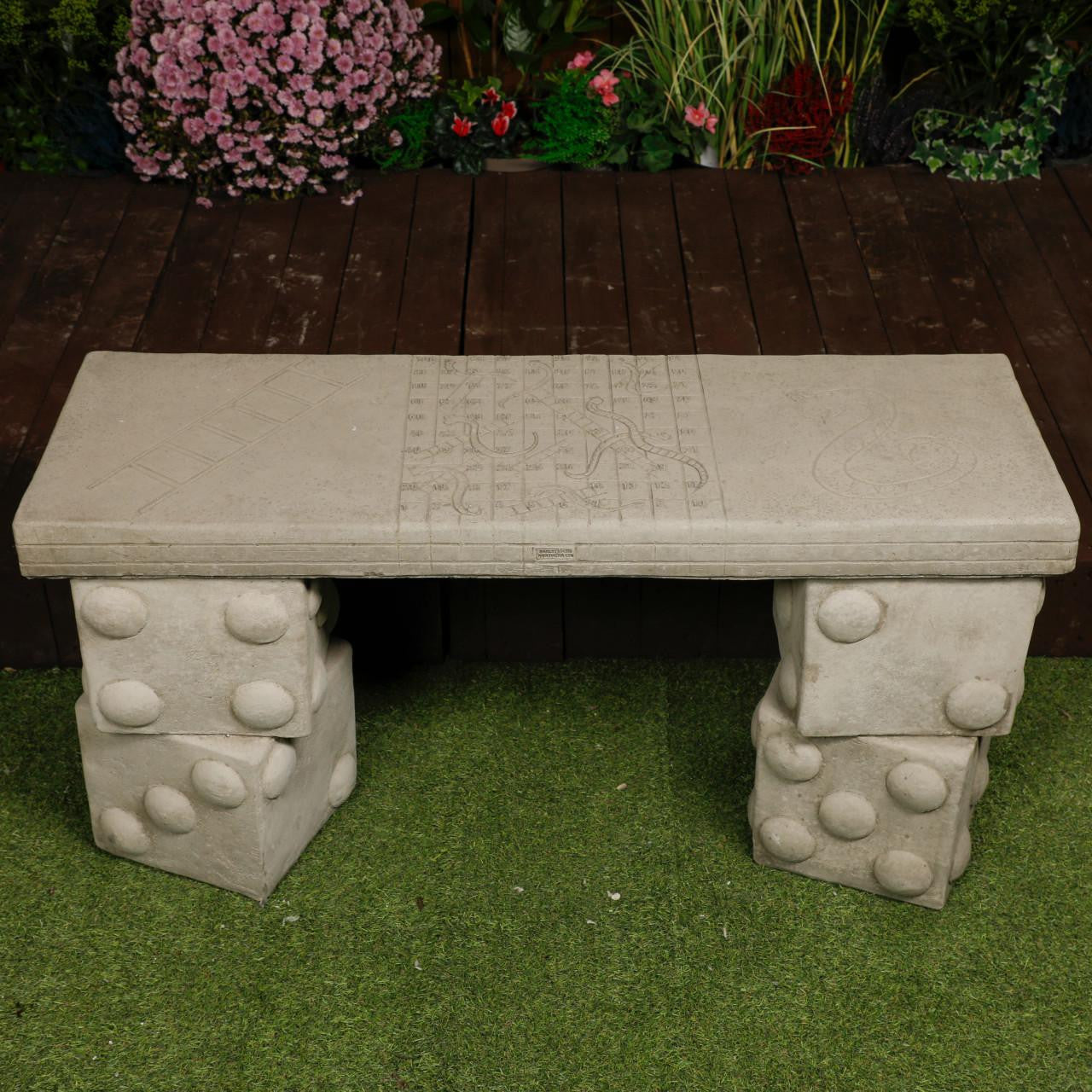 Moksha Patamu Game of Fortune Patio Bench