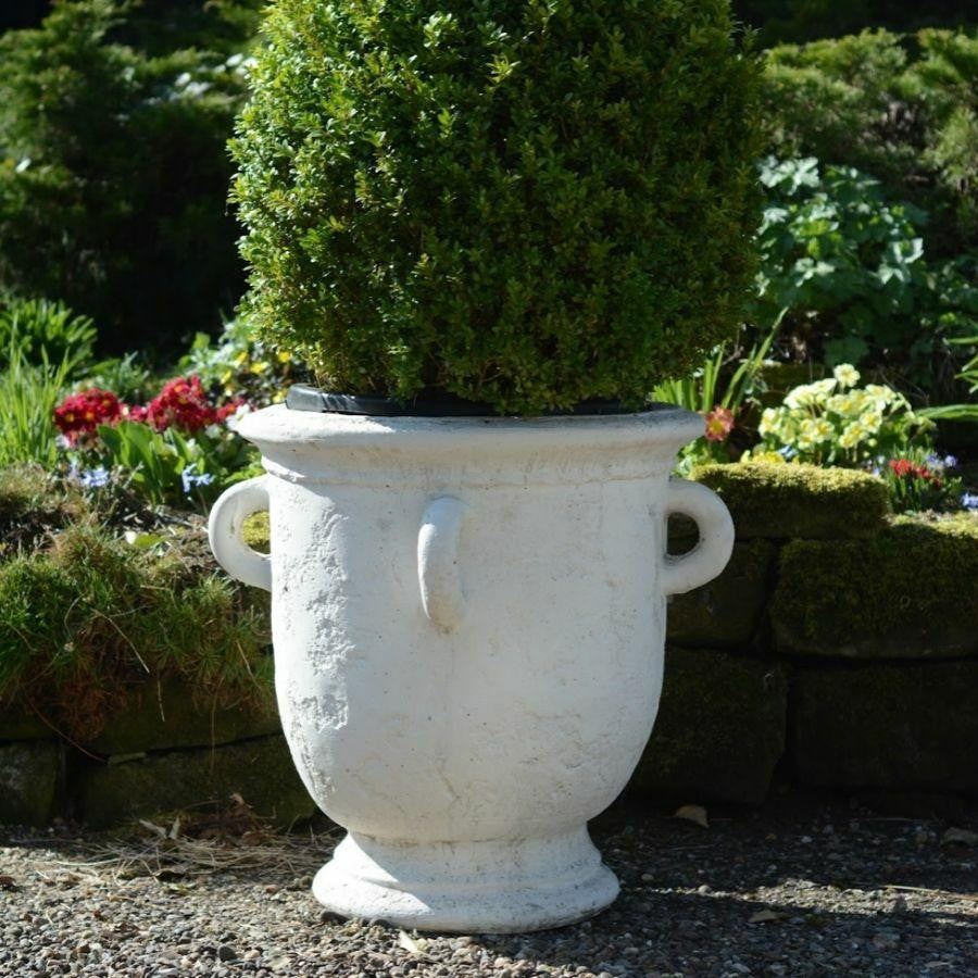 Very Large Rustic Ancient Style Pot With Ring Handles