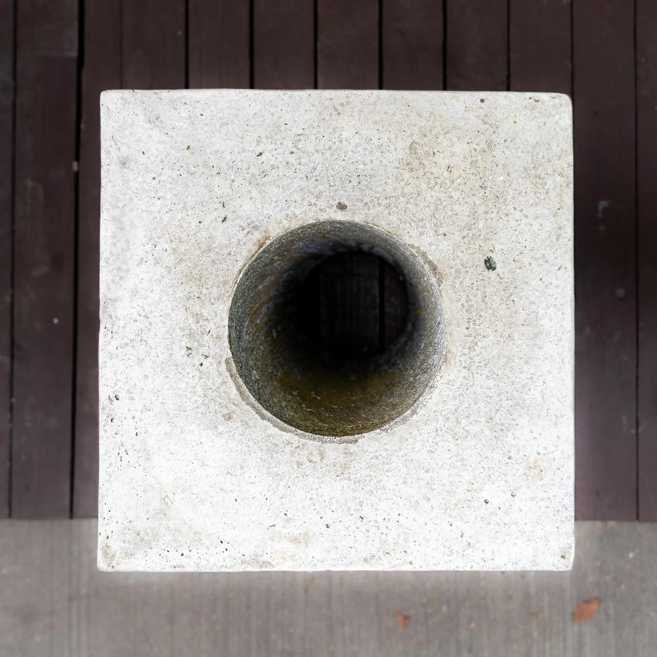 Very Large Square Plinth Victorian Pedestal Column