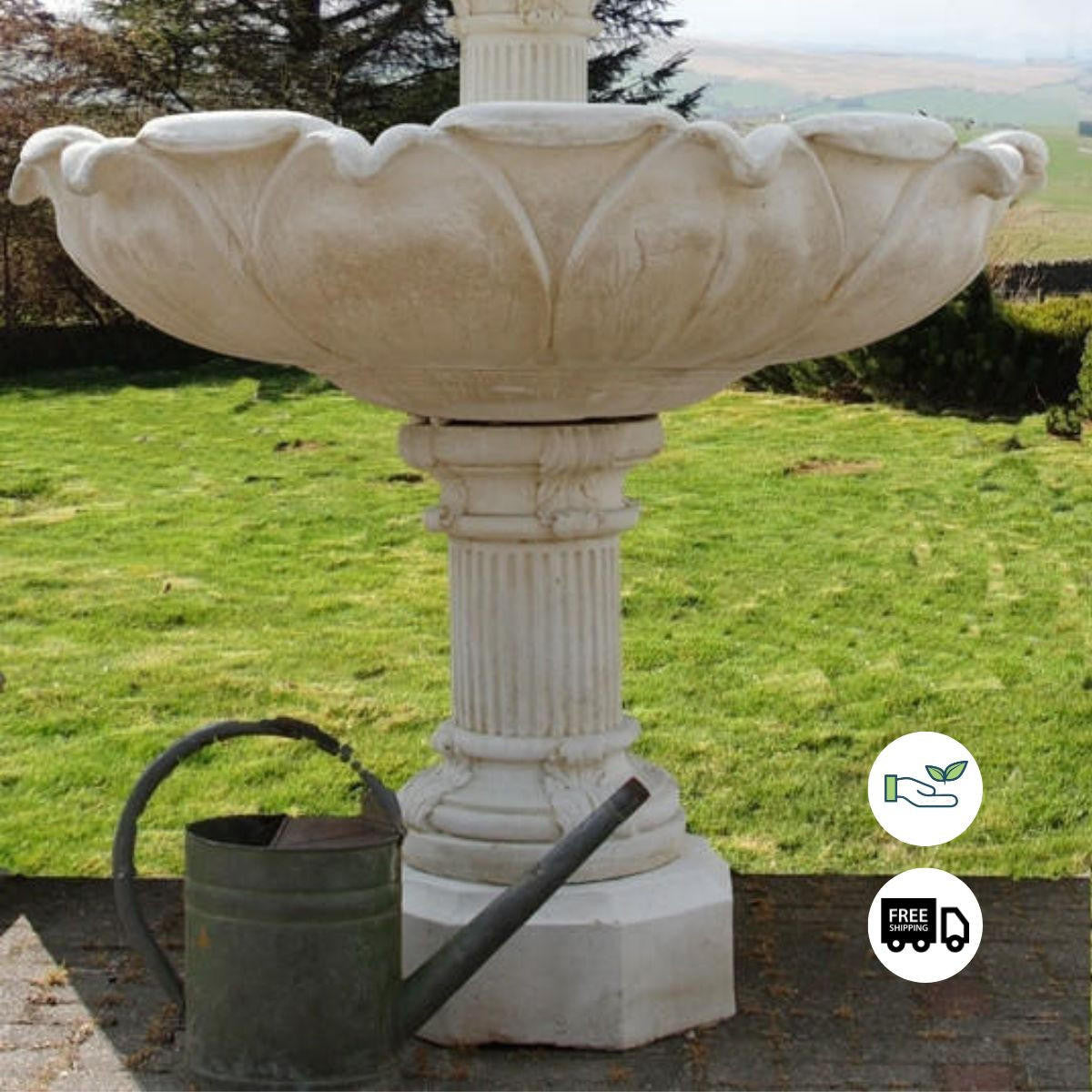 Very Large Tall Tulip Design Fountain
