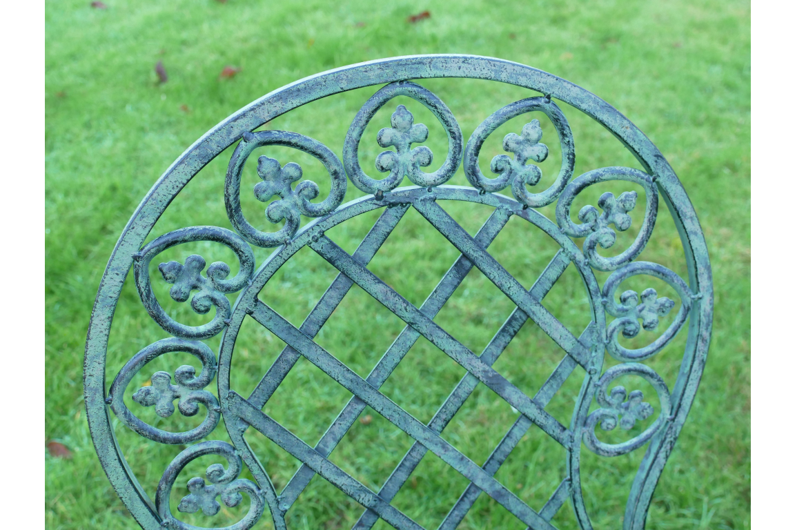 Decorative Metal Bistro Set – Outdoor Table & Chairs for Garden or Patio