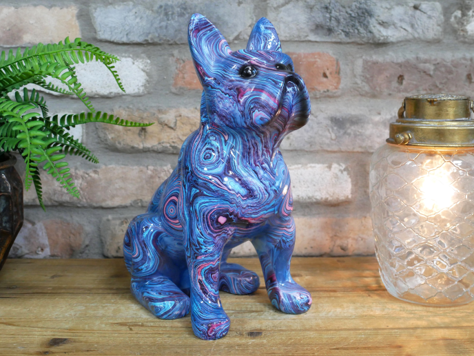 Cosmo Pup – Vibrant French Bulldog Ornament for Home Décor