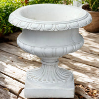 Pair of Large Edwardian Stone Vases without Handles