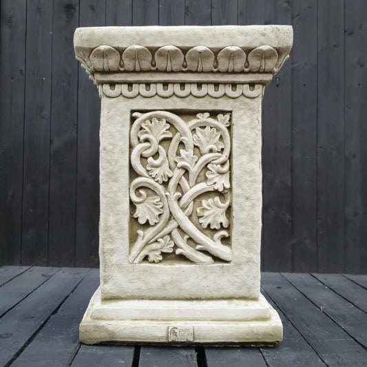 Acanthus Plinth Large Square statuary pedestal