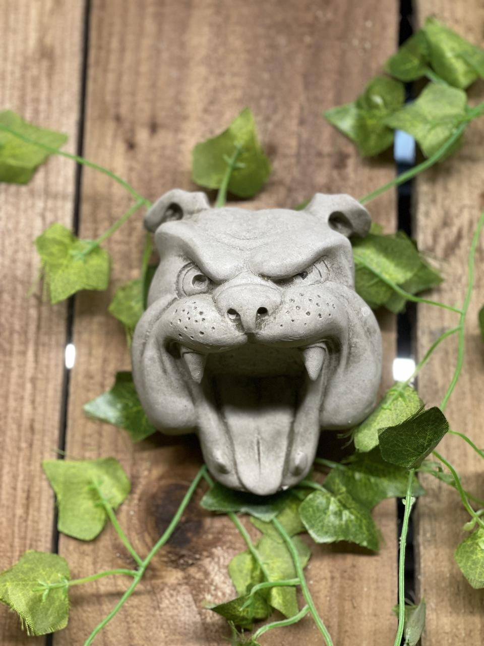 dog face garden decorations