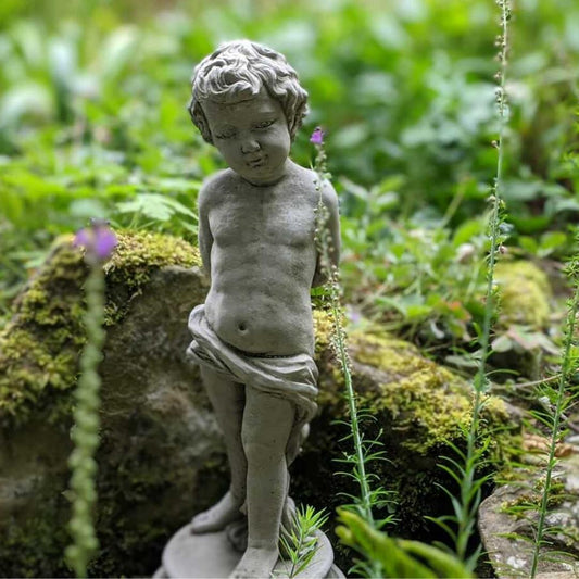 Charming Vine Boy Statue
