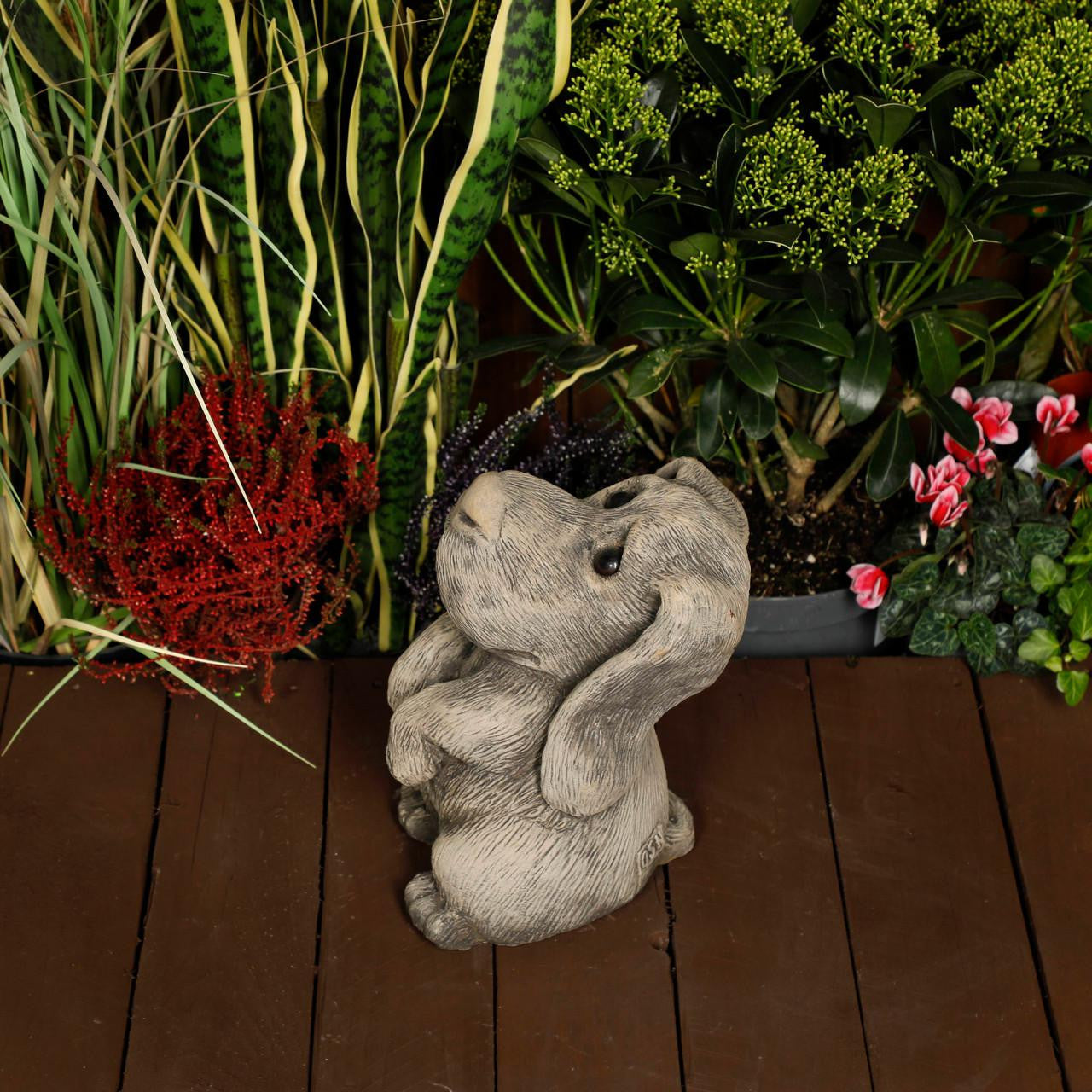 Cheeky Stone Cast Airedale Terrier Garden Statue