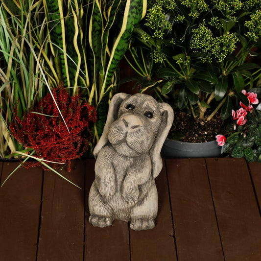 Cheeky Stone Cast Airedale Terrier Garden Statue