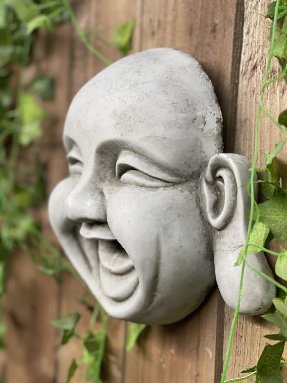 Cheerful Large Buddha Plaque