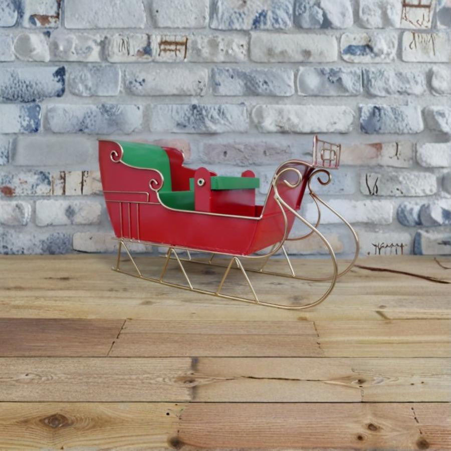 Santa Sleigh Christmas Ornament and Decoration