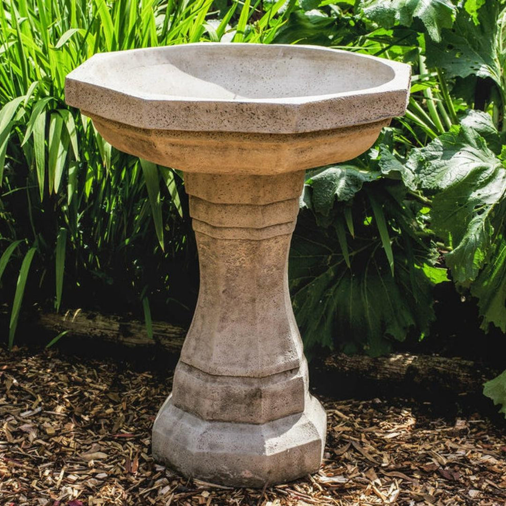 Octangonal Garden Birdbath | Octagonal Stone Bird Bath | Cheap Garden ...