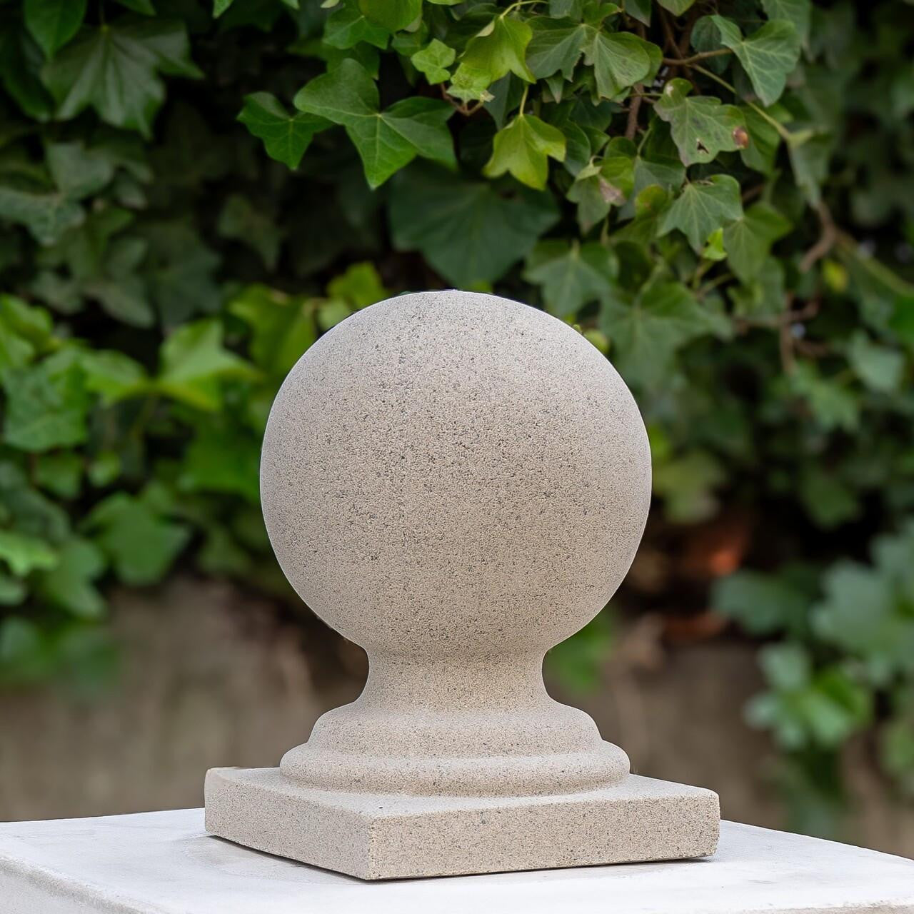 Classic Sandstone Plain Ball Finial