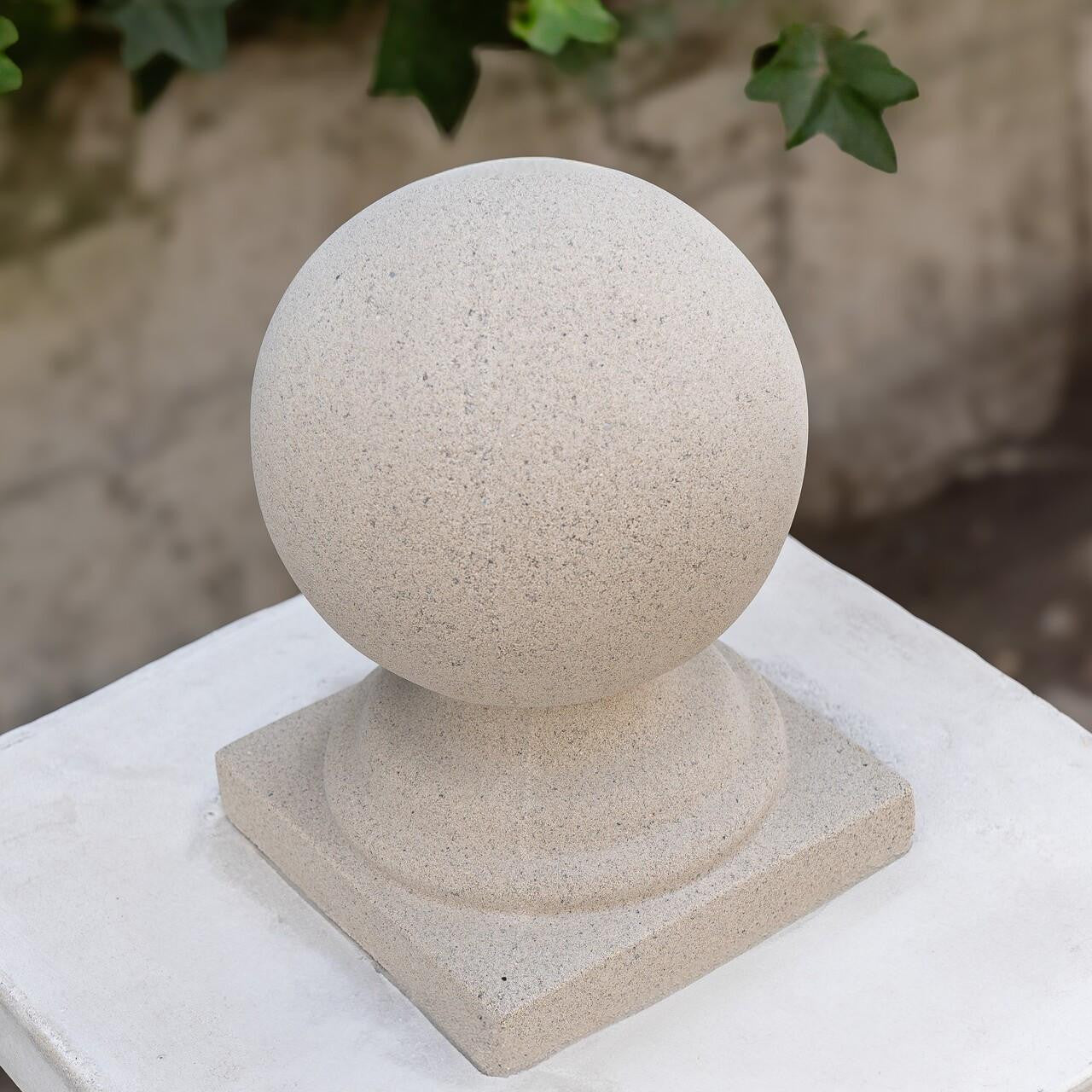 Classic Sandstone Plain Ball Finial