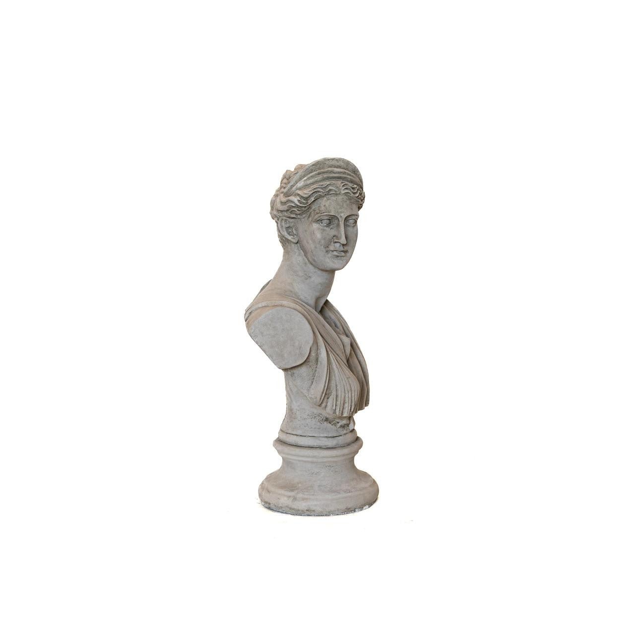 Classical Athena Bust Garden Ornament