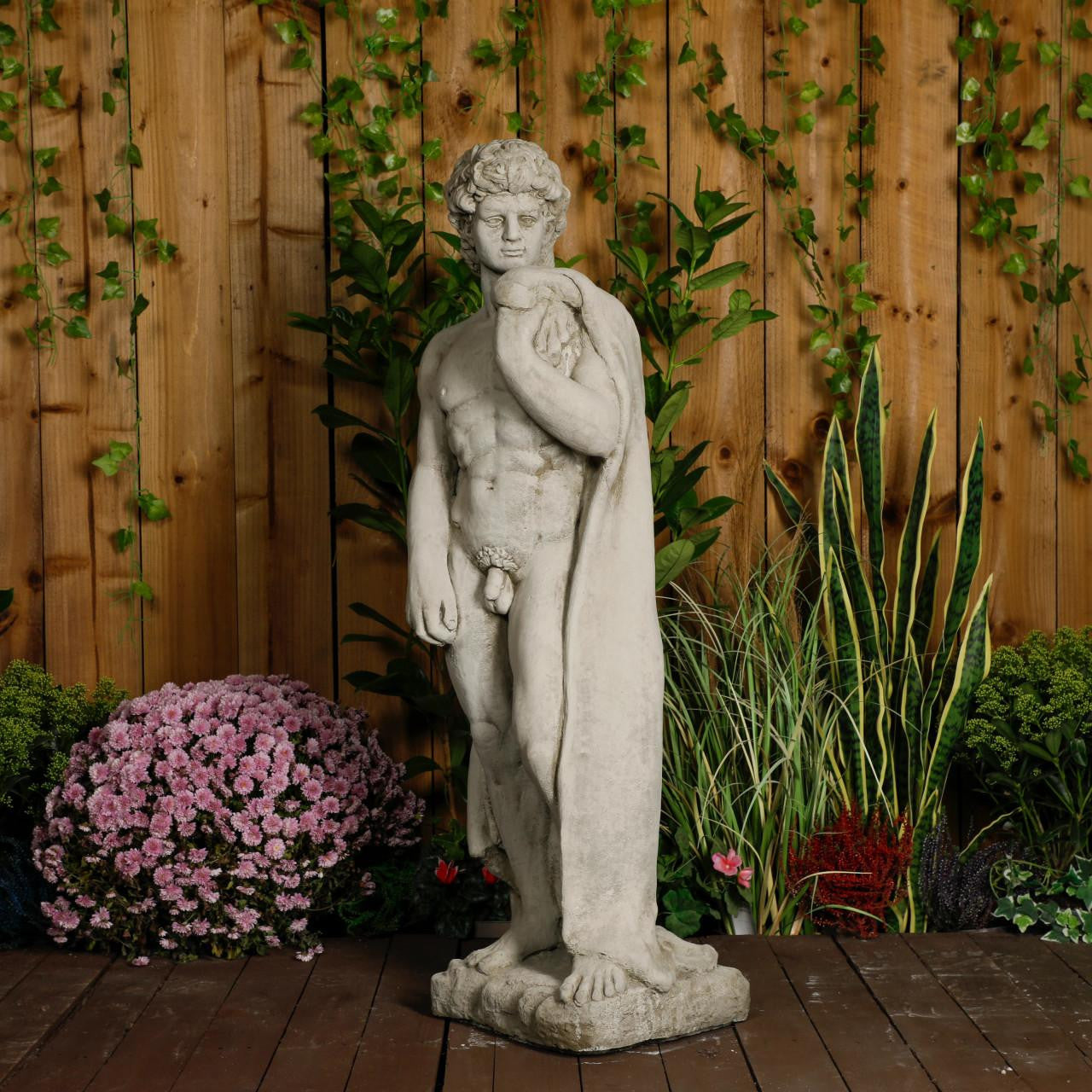 Classical David Statue Male Sculpture Garden Ornament