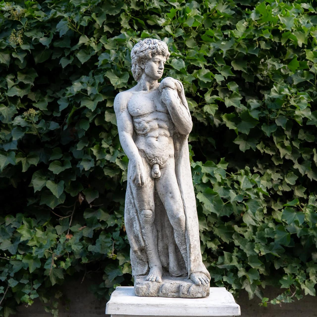 Classical David Statue Male Sculpture Garden Ornament