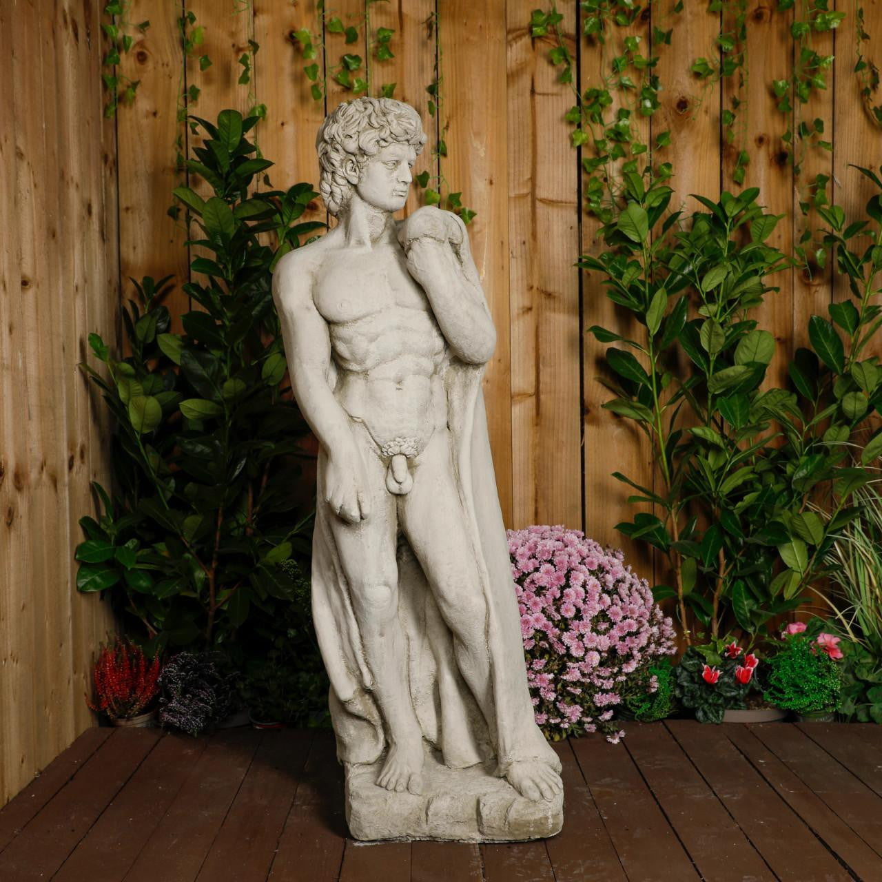 Classical David Statue Male Sculpture Garden Ornament