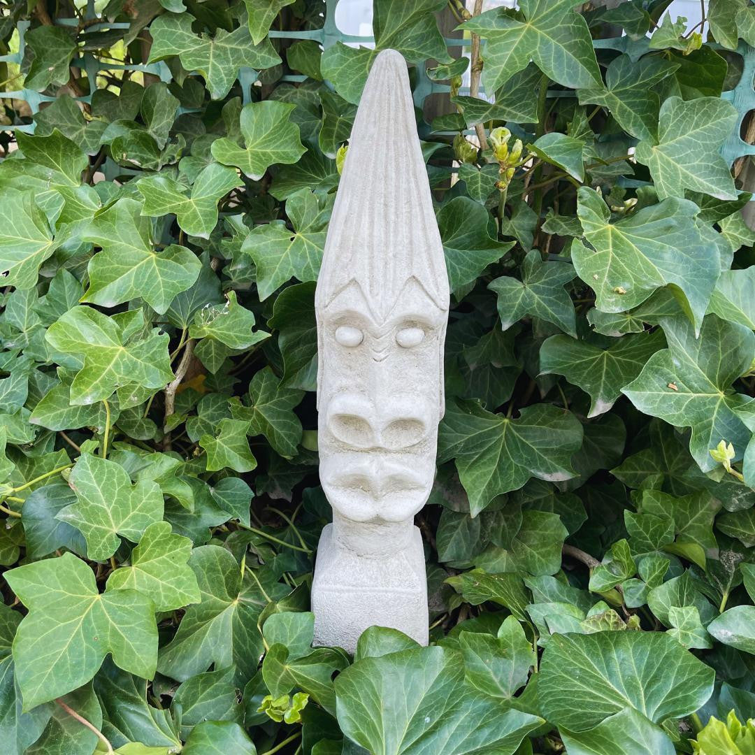 Combo 2 Medium Moai Island Head Statues - Value Set