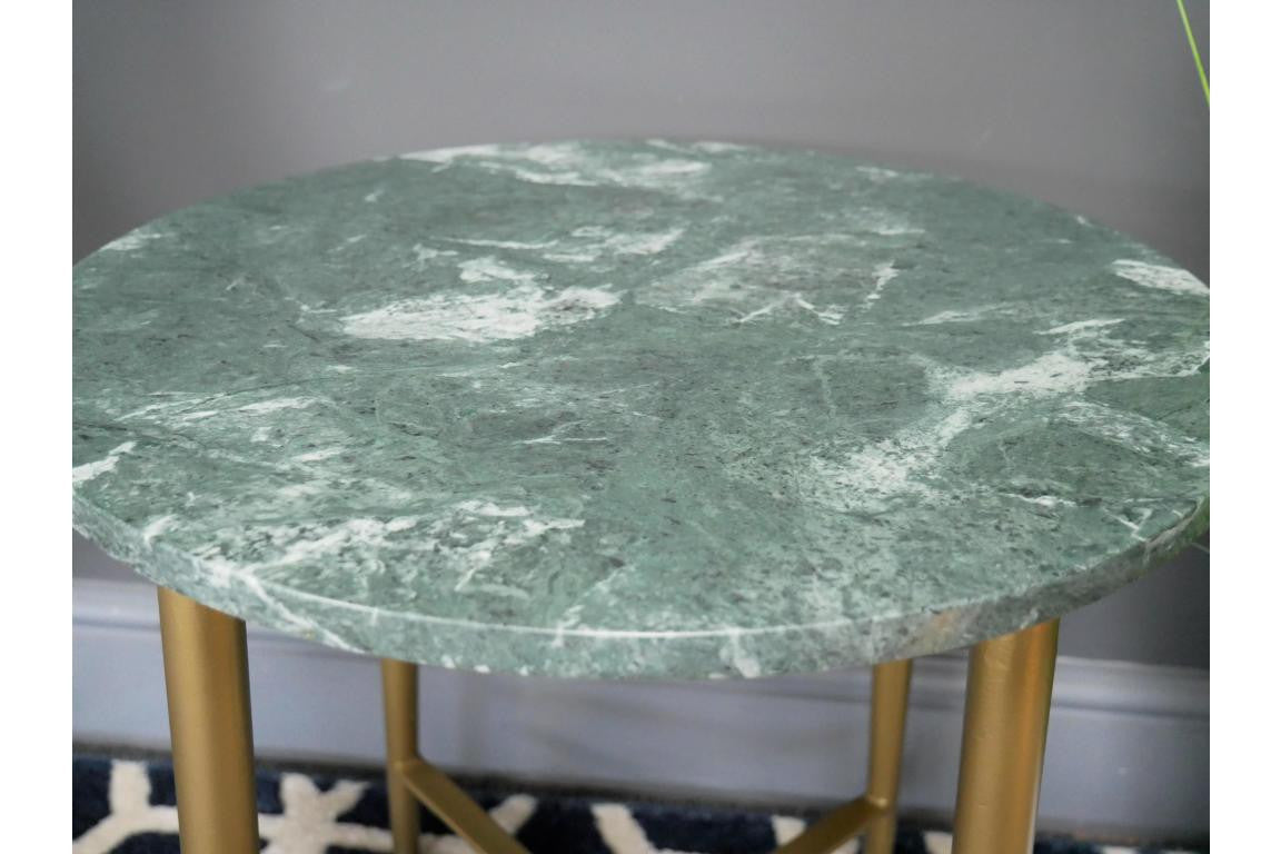 Contemporary Marble top Sage Coffee Table