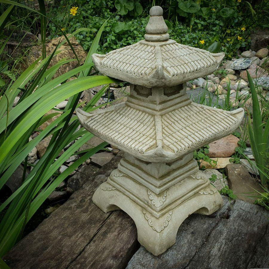 Edo Pagoda Stone cast Oriental Ornament
