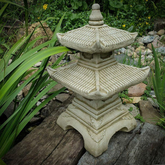 Edo Pagoda Stone cast Oriental Ornament