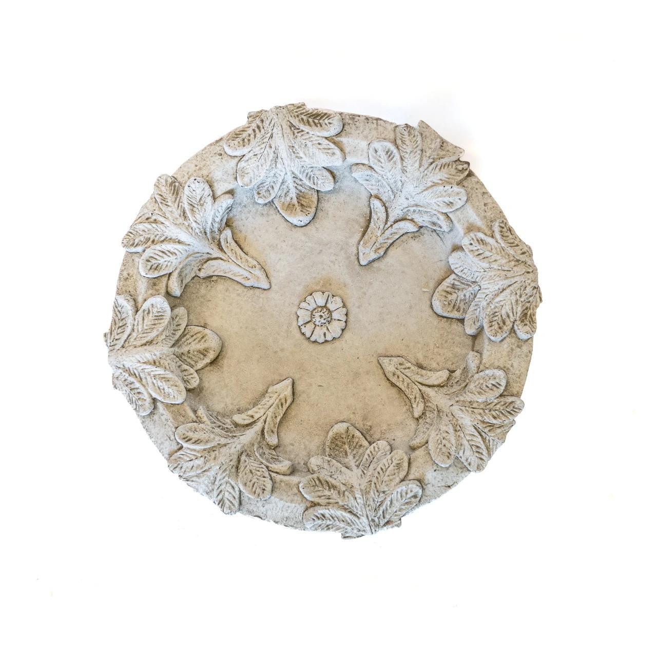 English Oak Design Stone cast Bird Bath Bird feeder