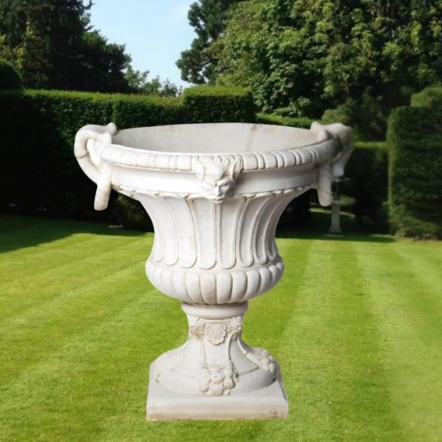 Extra Large Ring Handle Classic Garden Vase 