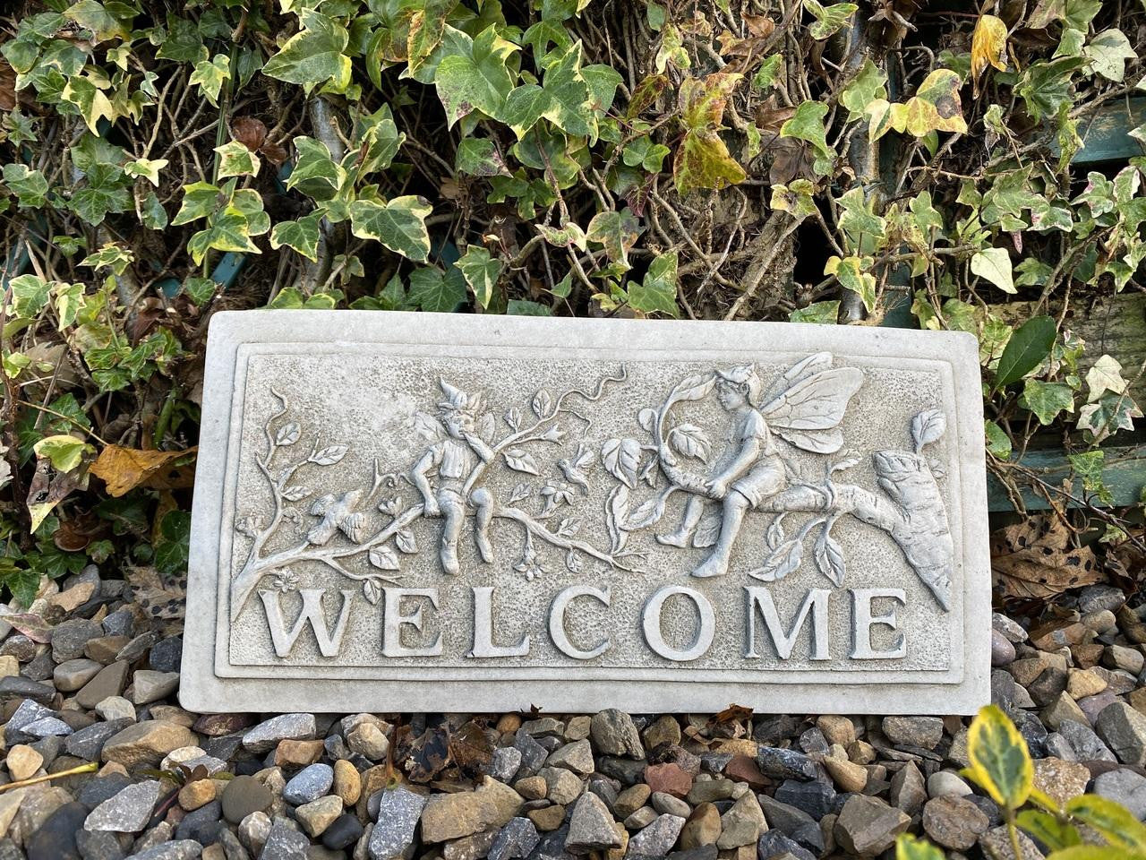 Fairy Design Welcome Wall Plaque