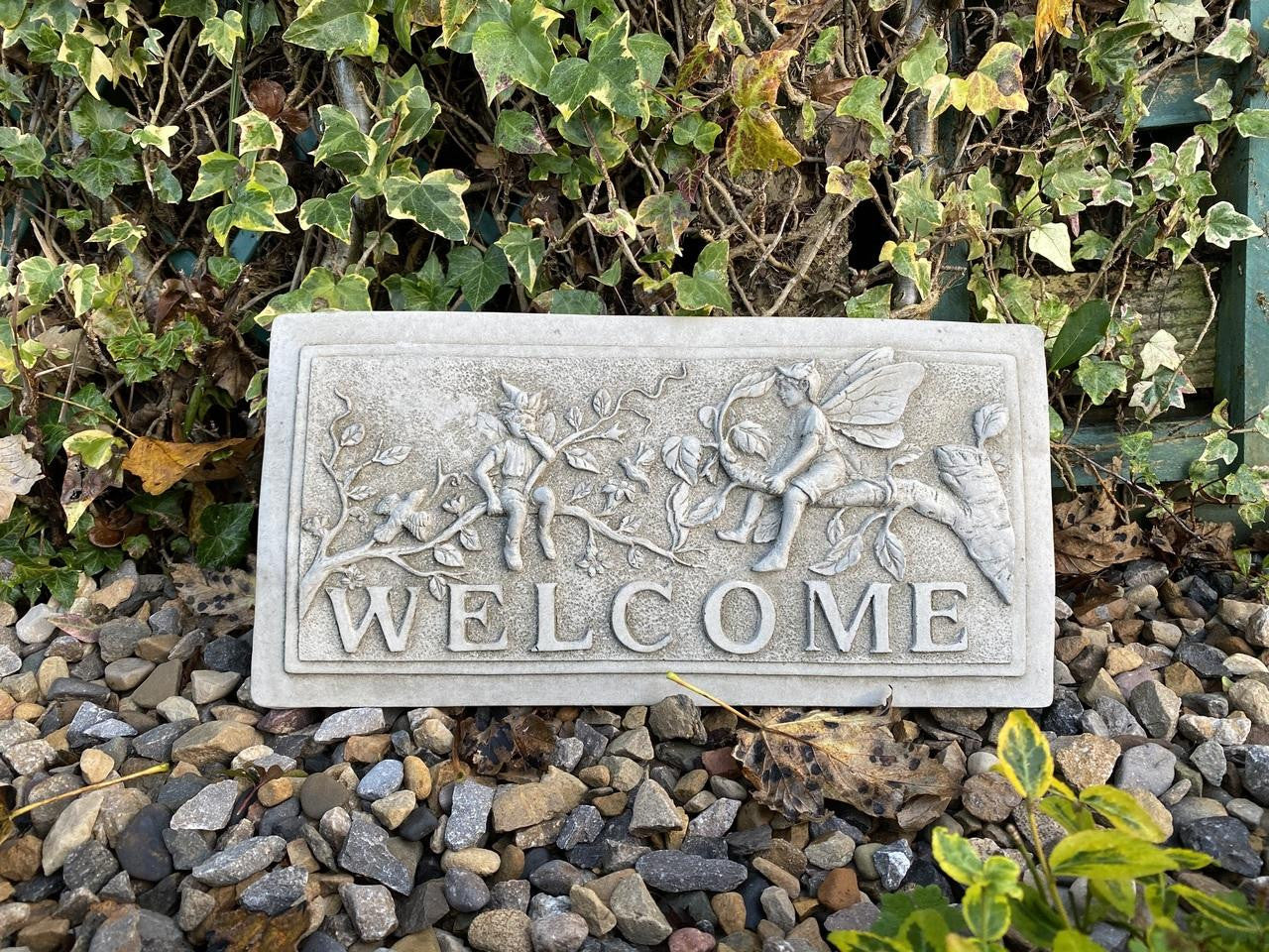 Fairy Design Welcome Wall Plaque